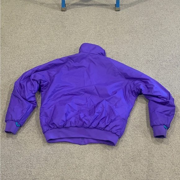 Purple unisex vintage limited columbia sportswear reversible jacket large blue - Picture 5 of 8